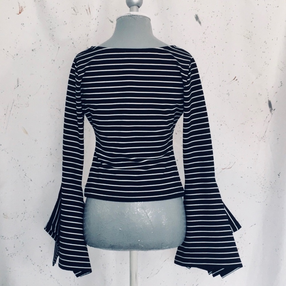 TORN by RONNY KOBO Bell Sleeve Top - Picture 4 of 5